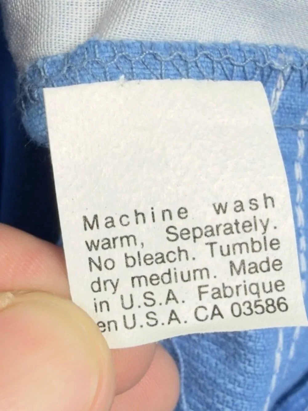 Toddy Winks Corduroy Pants Girls 4 Blue Cotton Blend Slim Vintage Deadstock NWT
